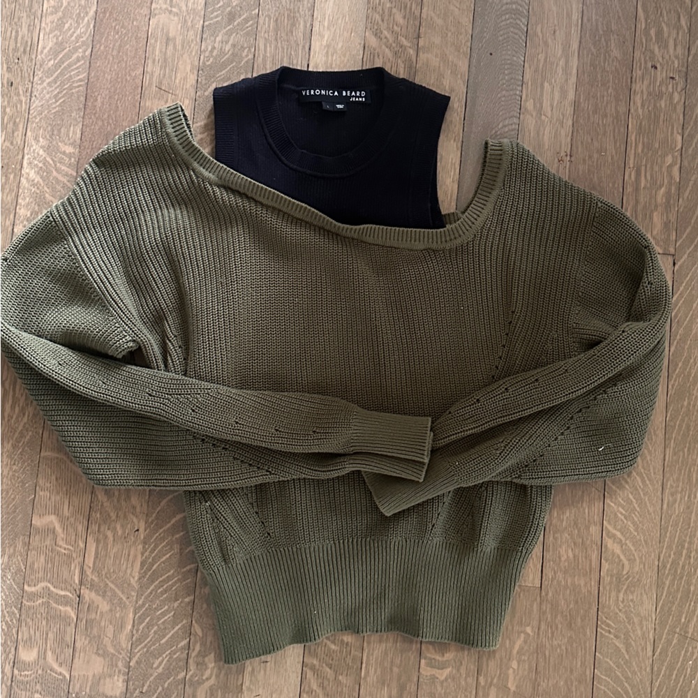 Veronica Beard off the shoulder sweater